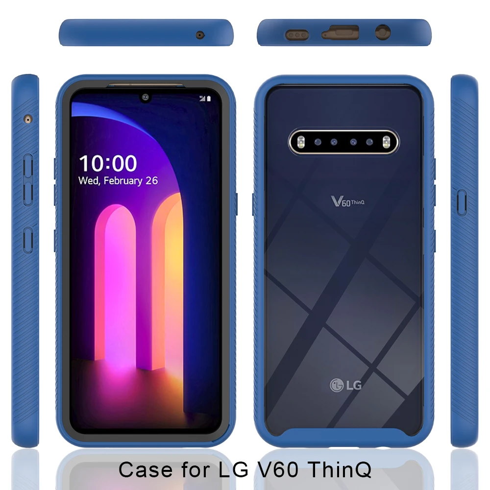 Флюоресцентный чехол-бампер для LG V60 ThinQ G8 G8X V50S