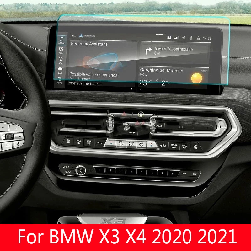 

For BMW X3 2020 Car Interior accessories radio GPS Navigation Tempered glass screen protector film Scratch-resistant membrane
