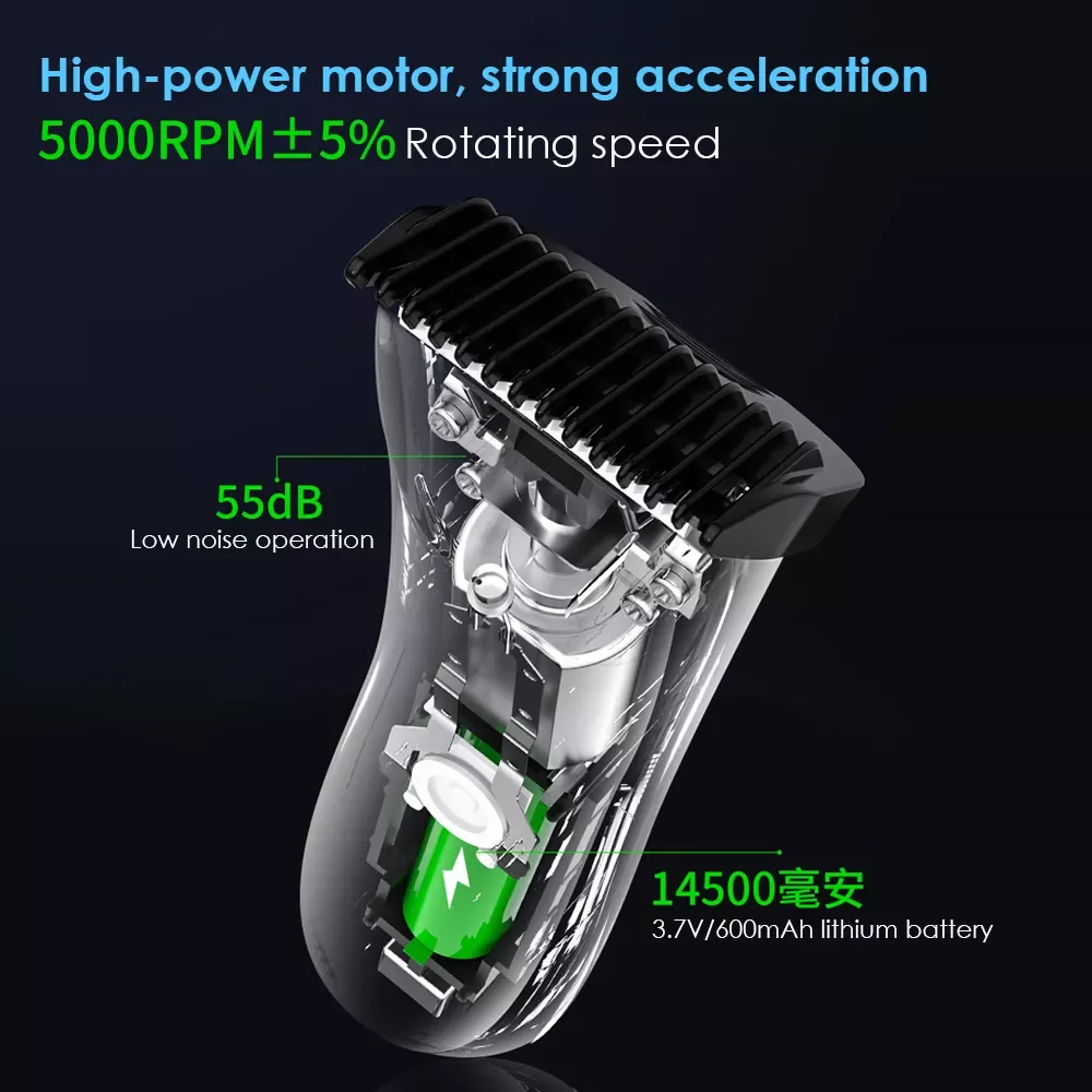 Men's Electric Epilator Hair Removal Intimate Areas Places Part Haircut Rasor Clipper Trimmer Whole Body Hair Clippers Razor enlarge