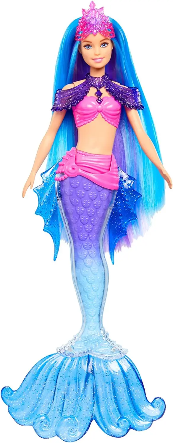 2022 New  Original Mattel  Barbie Mermaid Power  Malibu Roberts Doll for Girs Genuine Brand Christmas Birthday Gift for Children