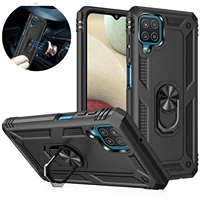 for samsung galaxy a22 a82 5g case shockproof armor stand holder magnetic car ring phone case for samsung a12 a32 a52 a42 a72