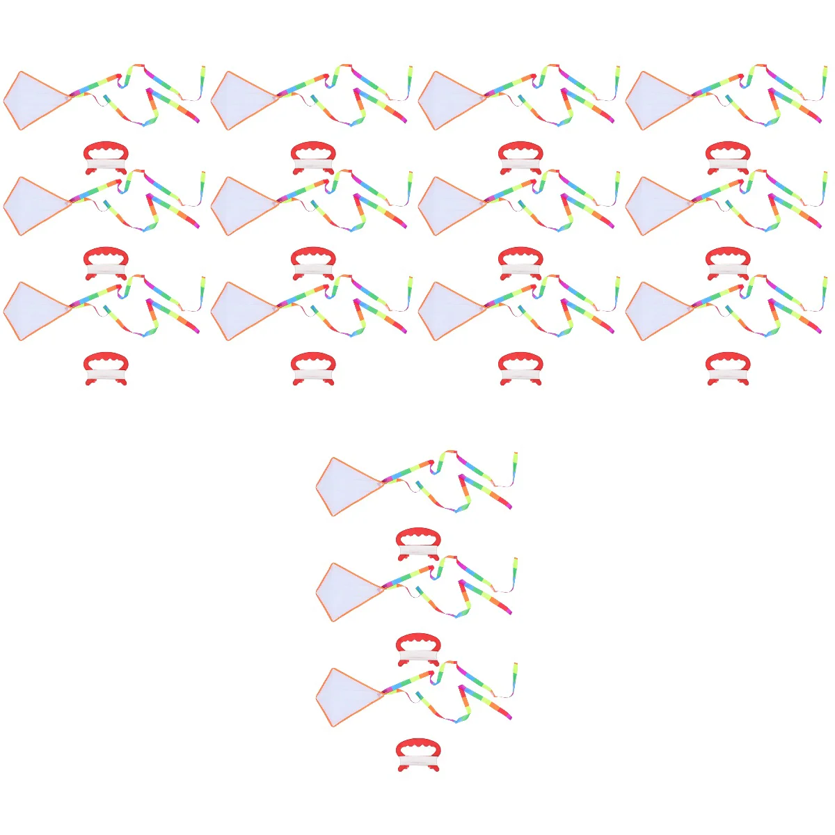 

Змей «сделай сам» с длинным хвостом, 15 комплектов