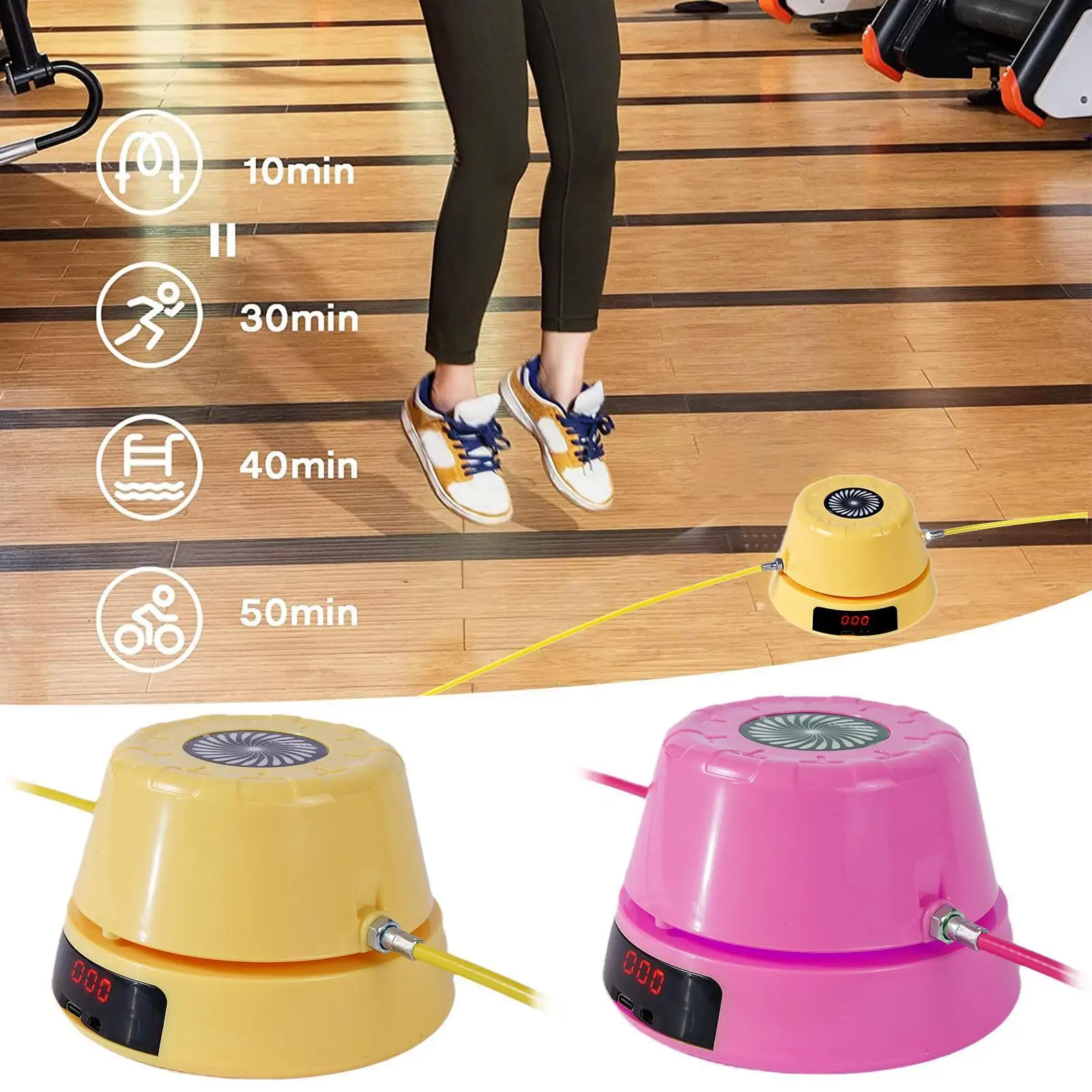 

Automatic Electric Skipping Machine Multi-person Intelligent Remote Control Jump Rope Screen Counting For Home Fitness Work H9R7