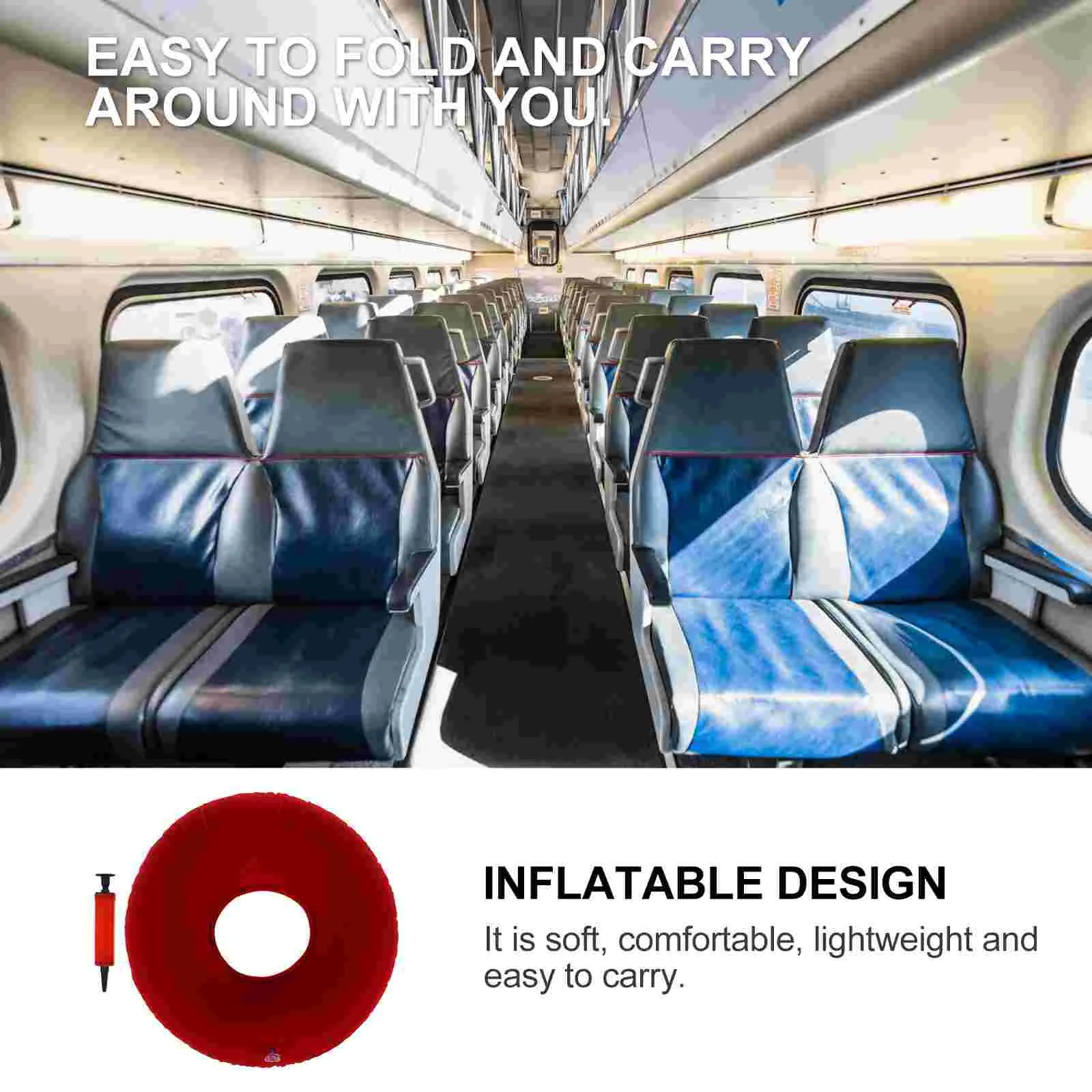 Воздушная подушка против укусов для сиденья в виде пончика кольцо от геморроя с