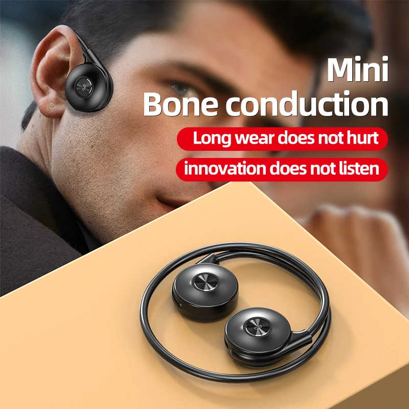 M1S Original Bone Conduction Earphones Wireless Bluetooth Headset Sports Waterproof Headphones with Mic Noise Canceling Earbuds images - 6