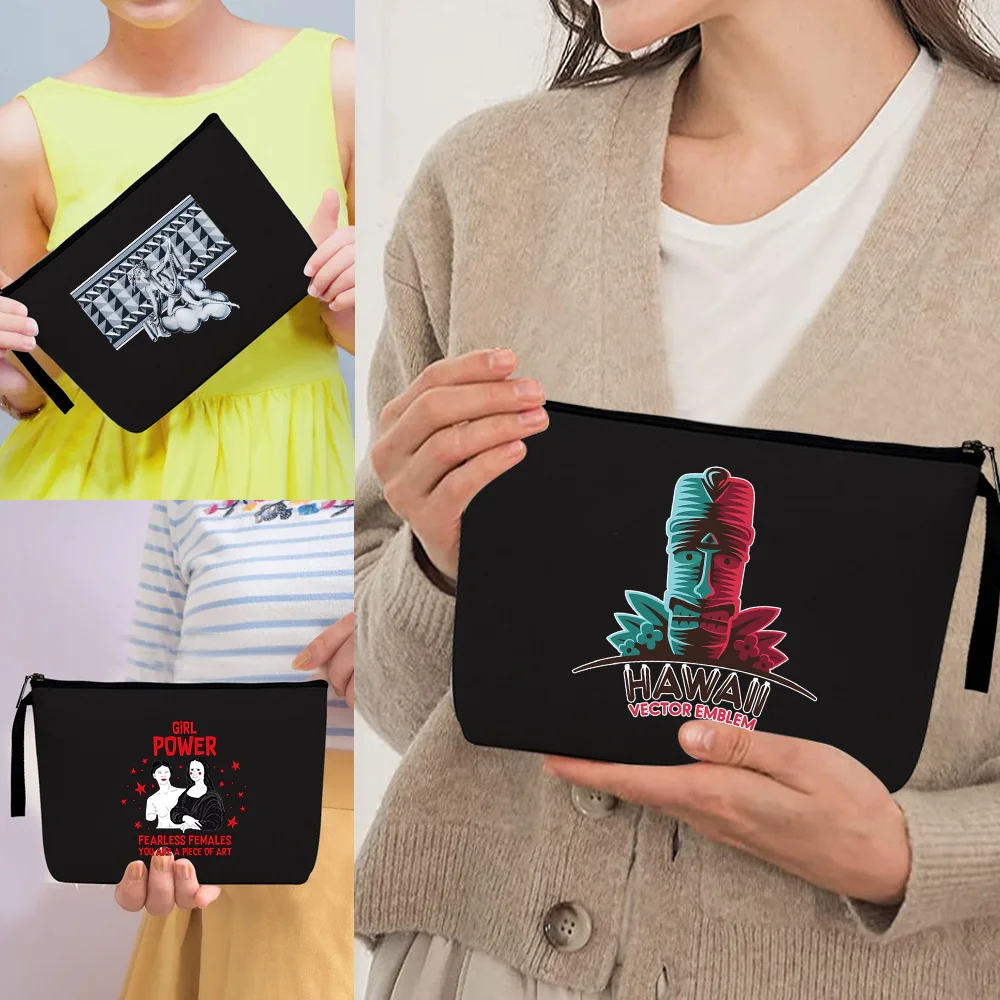 

Women Cosmetic Bag Bridesmaid MakeUp Case Beauty Toiletries Sculpture Travel Organizer Wash Storage Pouch Wedding Party Case