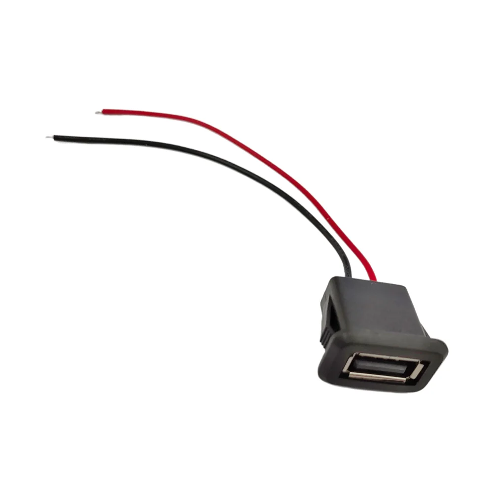 1-10 шт. 2-контактный 4-контактный разъем USB 2.0, гнездовой разъем питания 2P/4P USB2.0, разъем порта зарядки, интерфейс данных с кабелем, разъем USB-зарядного устройства