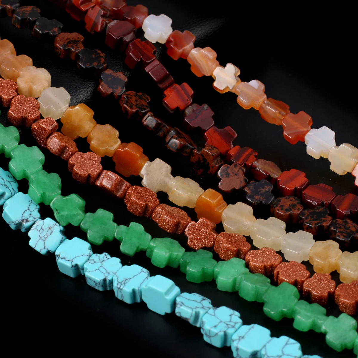 

1Pcs Natural Stone Plus Size Beaded DIY Female Charm Necklace Bracelet Accessories Jewelry Gift 8x8x5