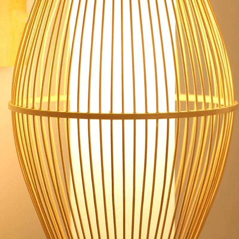 Бамбуковый абажур для фонаря настенный светильник деревенский кантри азиатский