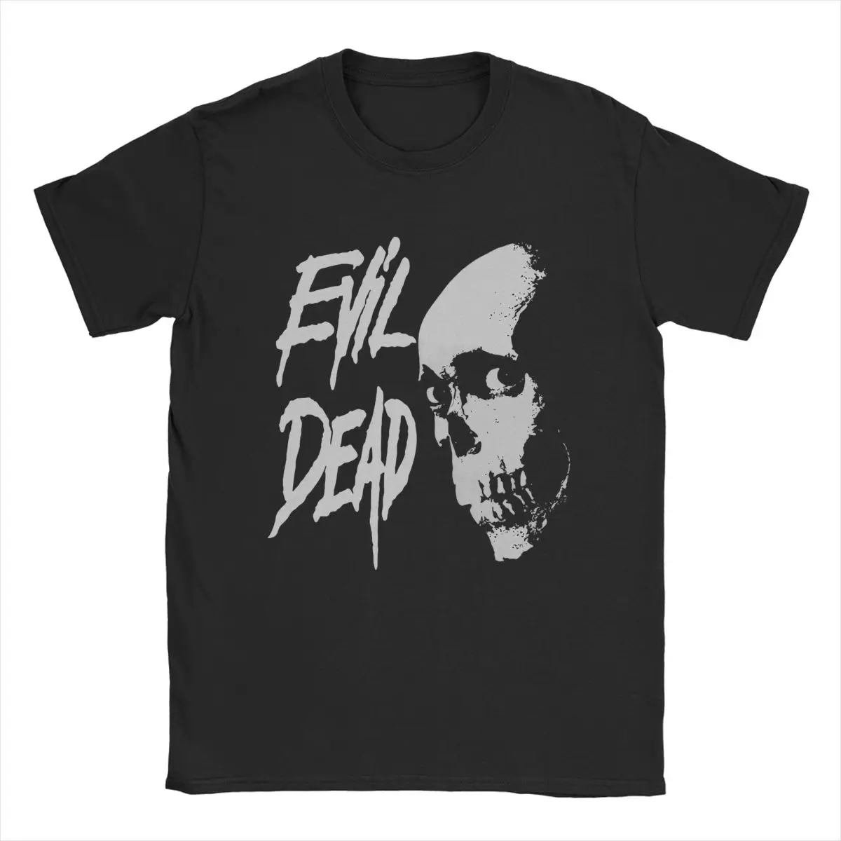 

Evil Dead T Shirts for Men Cotton Vintage T-Shirt Crewneck Horror Tee Shirt Short Sleeve Clothes New Arrival