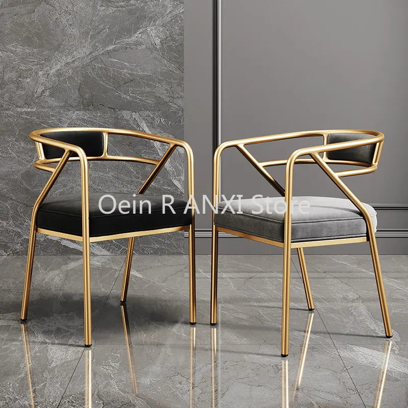 

Dining Lounge Arm Living Room Chairs Office Vanity Sofa Lazy Modern Luxury Chair Salon Designer Relax Cadeira Home Furniture WK