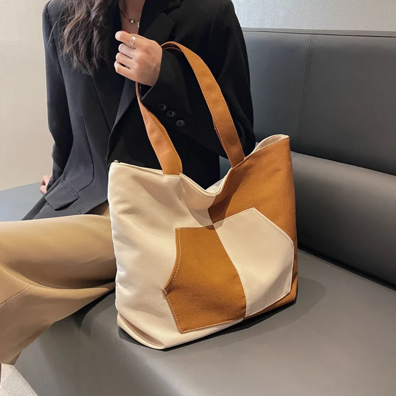 

Canvas Women Shoulder Bag Japanese Student Tote Shopper Bags 2023 Large Fashion Bookbag Woman Handbags Torebka Bolsa Feminina