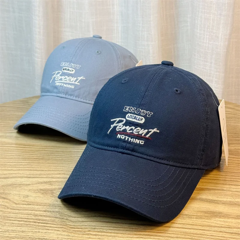Бейсболка для женщин и мужчин ретро хлопковая стираная вышивка букв винтажные