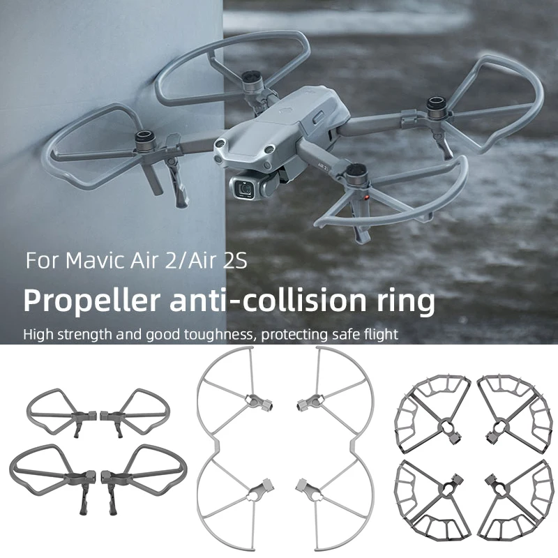 Propeller Guard for DJI Mavic Air 2/2S Drone Protective Cover for mavic air2/Mavic Air 2S Accessories with Foldable Landing Gear