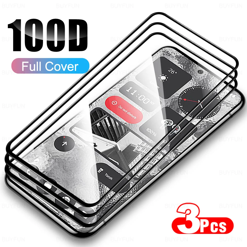 Стекло NothingPhone2 для телефона (2) 5G 3 шт закаленное стекло для защиты экрана No Thing Phone2 NothingPhone 2 Two A065 6,7'