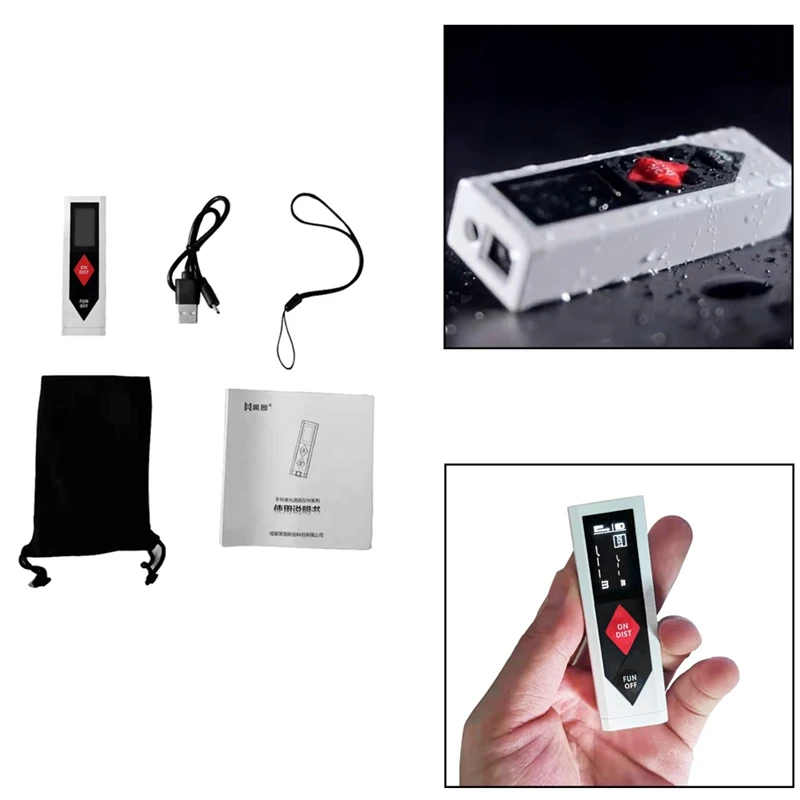 

Mini Lasering Distance Meter OLED Display Lasering Rangefinder,Digital Lasering Tape Measure Ruler Measuring Tool