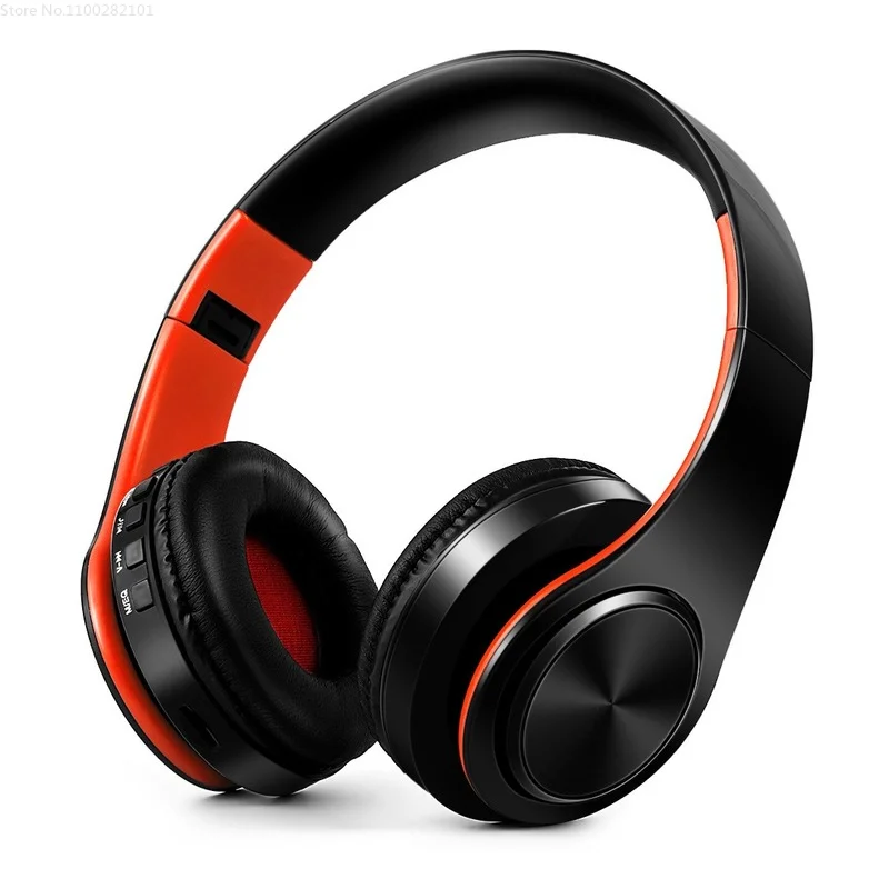 

HIFI Stereo Earphones Bluetooth Headphone Music Headset FM and Support SD Card with Mic Stereo Słuchawki Bezprzewodowe Fashion A
