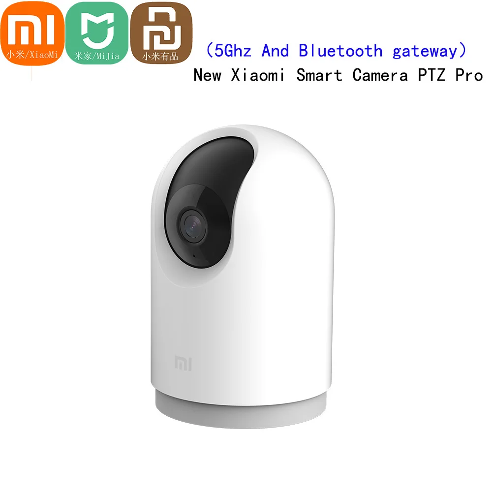 

Original Xiaomi Mijia 360 Angle Smart IP Camera PTZ Pro Gateway and Dual frequency 5ghz Wifi mi Home Kit Security Monitor