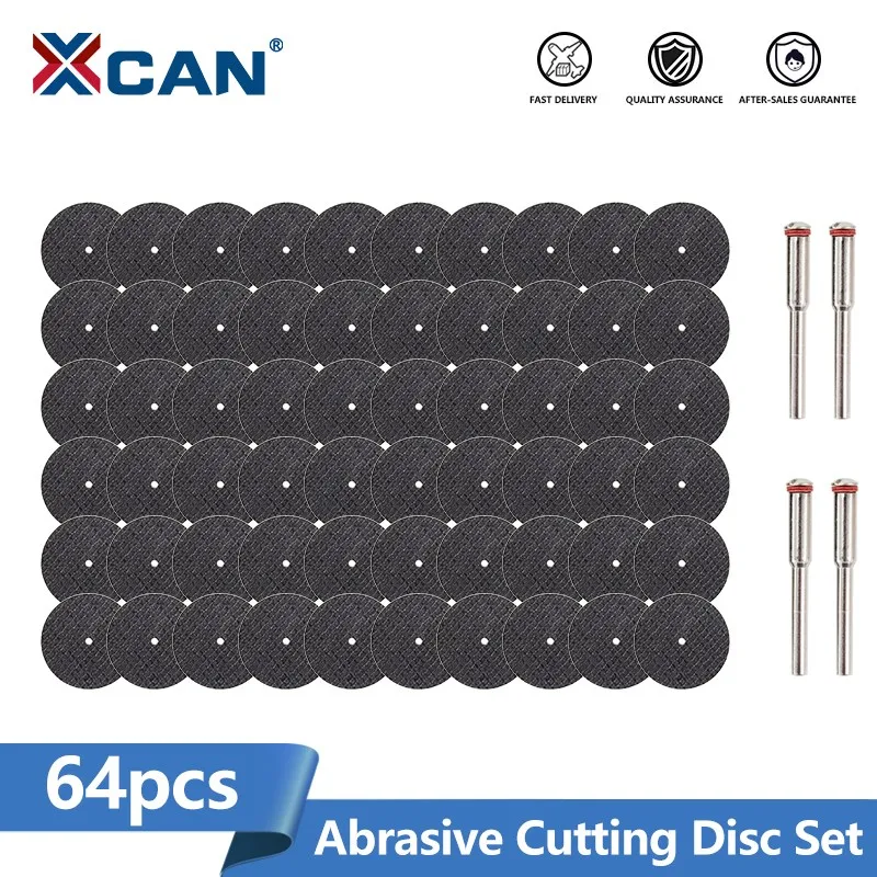 

XCAN 32mm Abrasive Cutting Disc Set With Mandrels Grinding Wheels Saw Blade Accesories Metal Cutting Rotary Tool For Dremel
