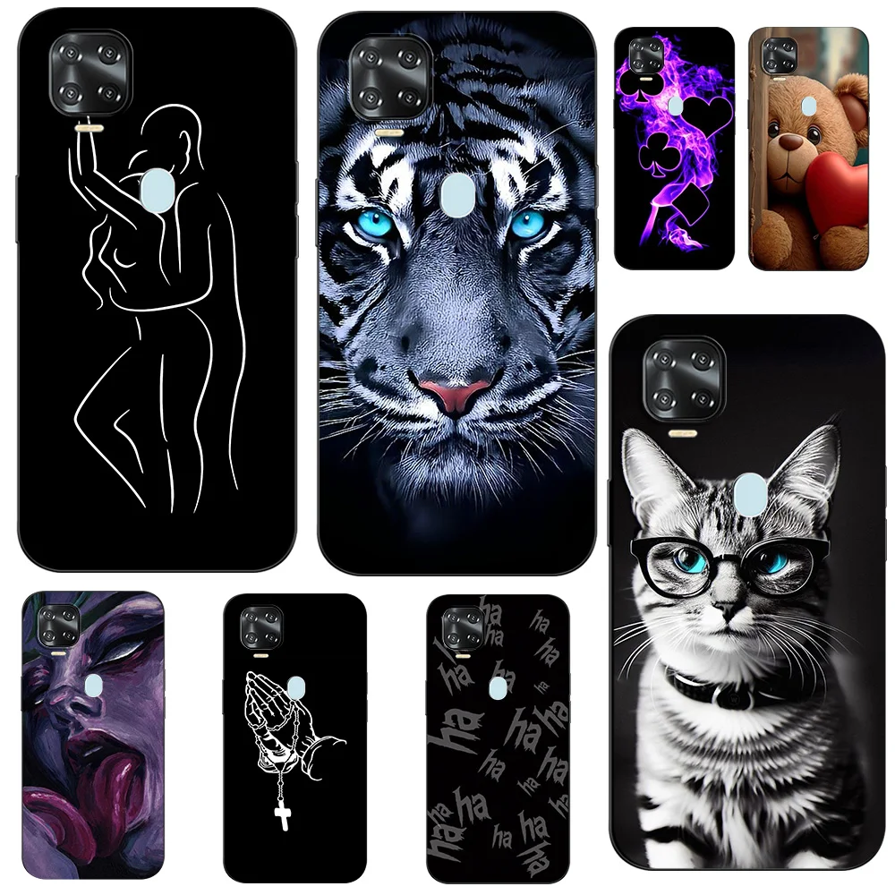 Для ZTE Blade V2020 чехол Axon 11 SE 5G задняя крышка для V 2020 черный ТПУ простой дизайн