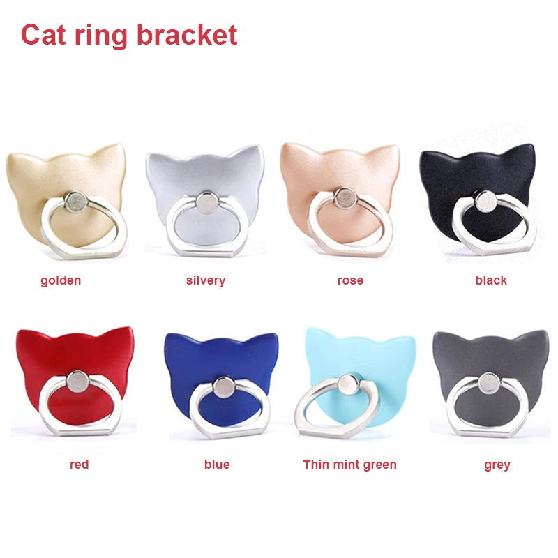 

2023 New Universal Finger Ring Phone Stand Smartphone Holder For IPhone XS 11 12 Huawei Samsung Cell Mobile Cat Socket Stand