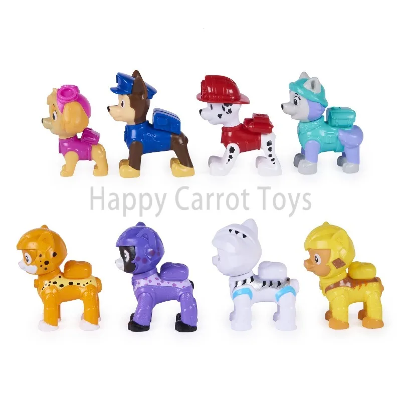 Фото Оригинальный набор фигурок Spin Master PAW Patrol Cat Pack, подарочный набор из 8 предметов, фигурки Чейз и Маршалл, аниме-модели, коллекционные игрушки, подарок №5