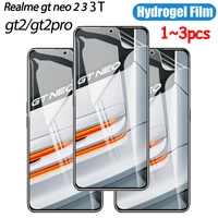 hydrogel film for realme gt neo3 neo 2 3t hidrogel screen protector realmi neo 3 2 t accessories realme gt2 gt 2 pro soft glass