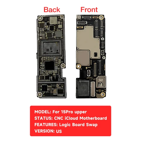 Материнская плата с ЧПУ для iPhone 15 Pro Max Plus 4G 5G Drill CPU Baseband Материнская плата AP RF CPU Логическая плата Удаление использовать для инструмента Swap