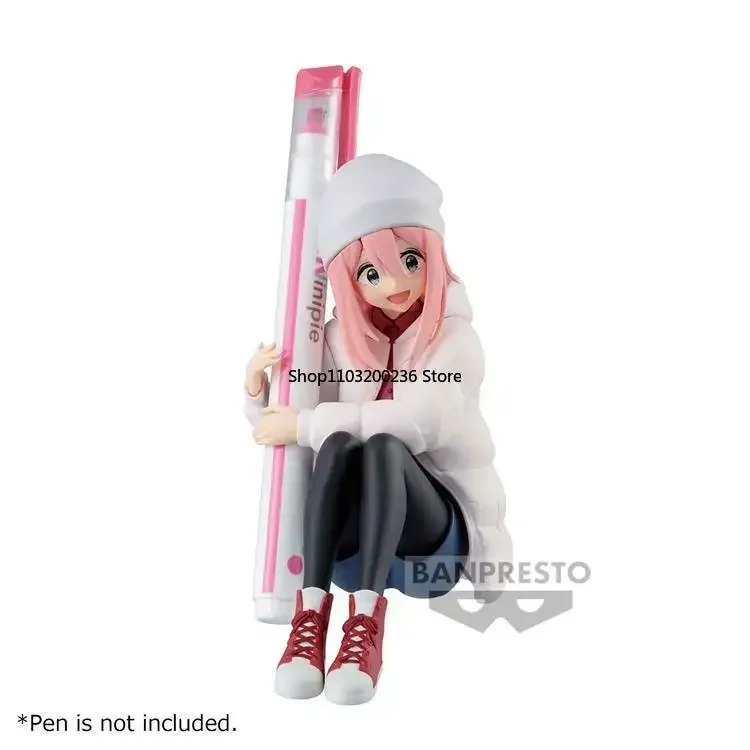Bandai Original Laid-Back Camp Friends Who Hold Pens Kagamihara Nadeshiko&ampAyano Toki Аниме Фигурка Настольные