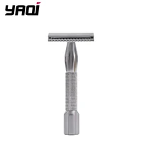 yaqi razzo rocket chrome color aluminum handle safety razor for men