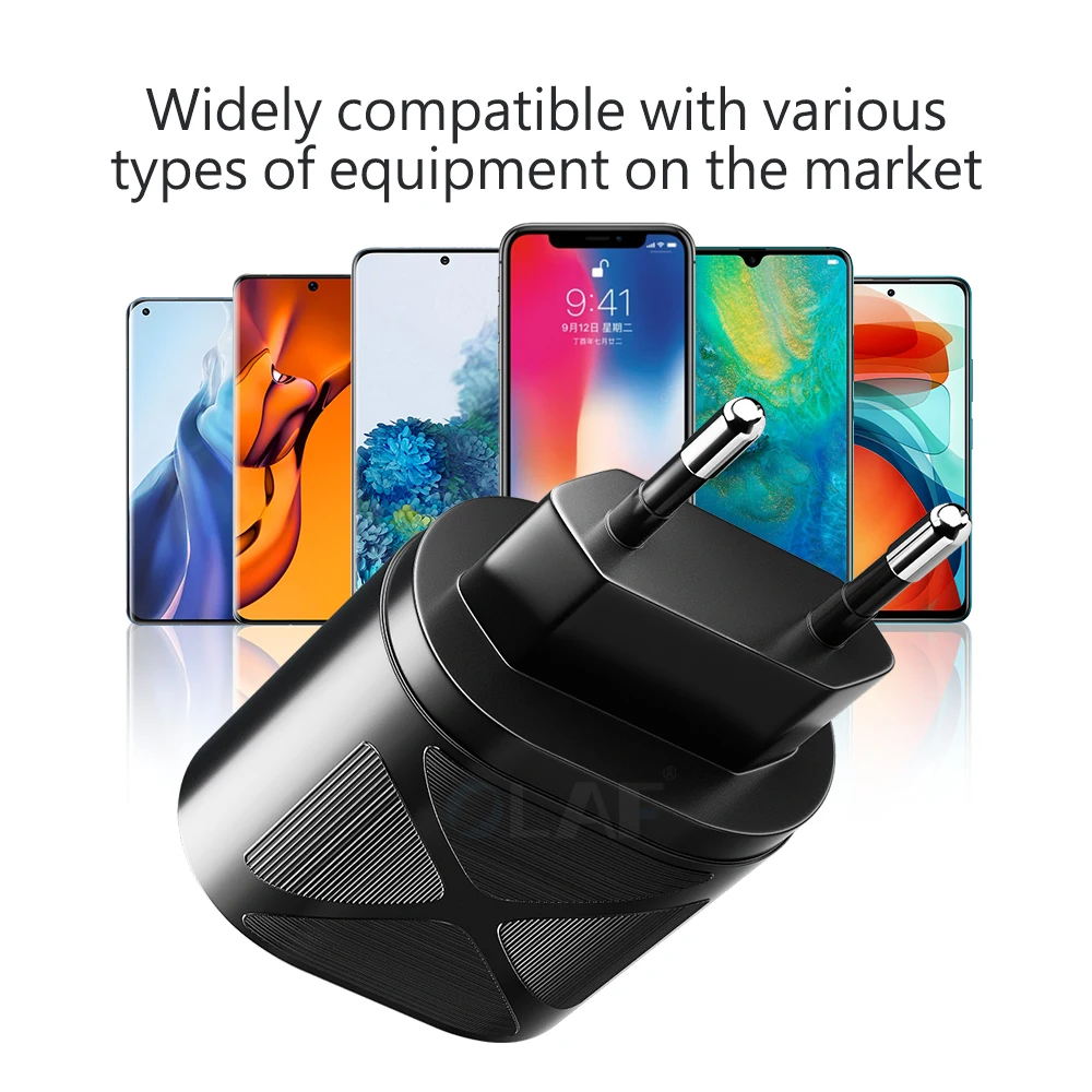 OLAF 48 Вт USB зарядное устройство QC 3 0 4 Тип C PD Быстрая зарядка настенные зарядные