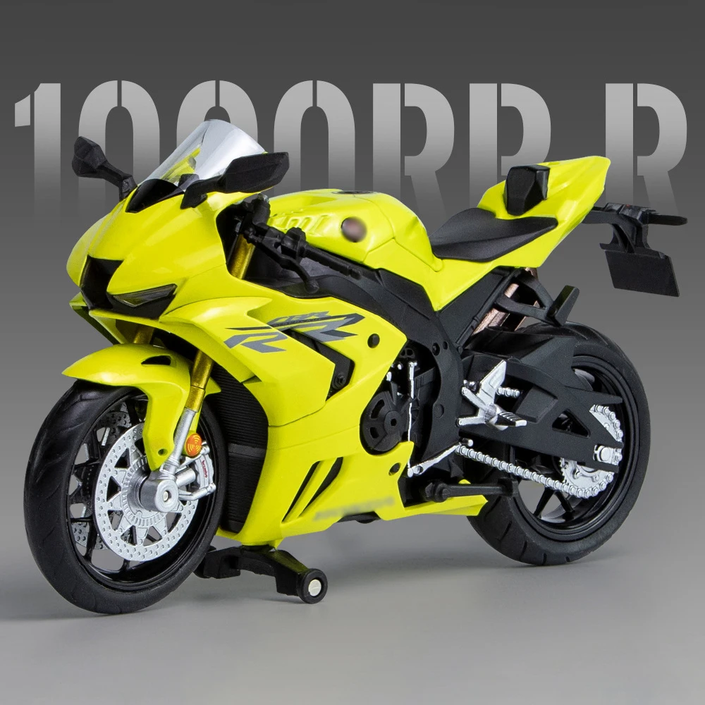 Модель мотоцикла Спортивный байк CBR 1000RR-R в масштабе 1:12 из сплава, фигурки для коллекционирования, детские игрушки Diecasts, реплики гоночных моделей в подарок для мальчиков.