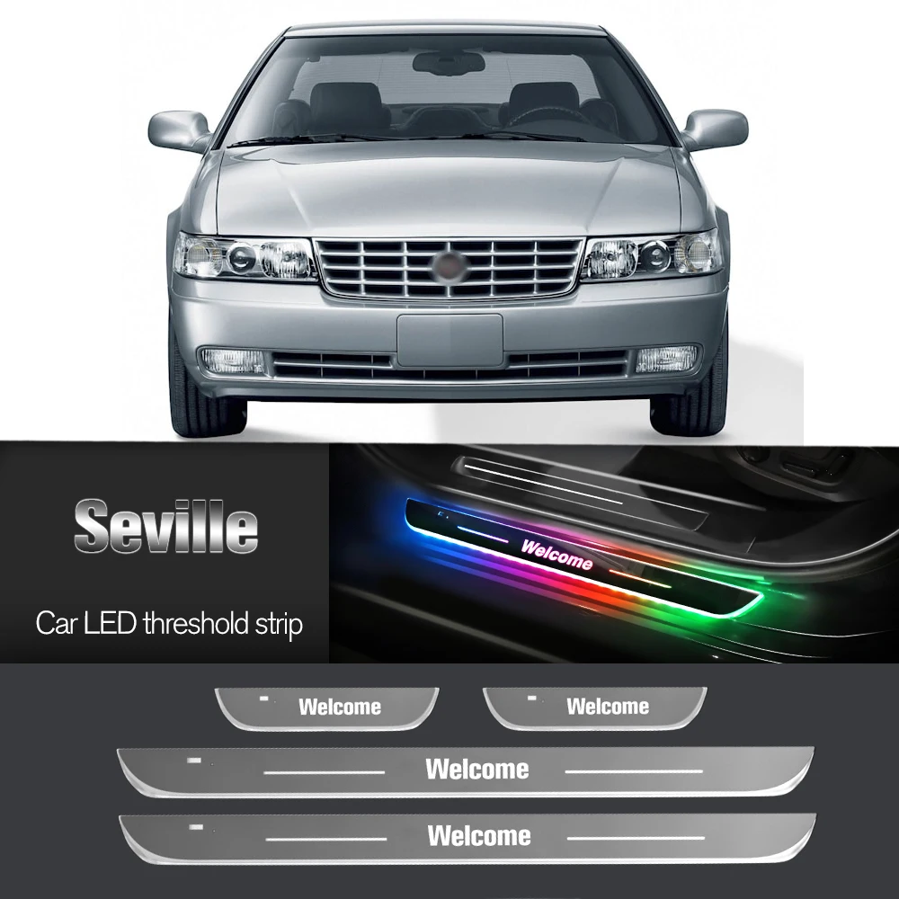 Автомобильный порог для Cadillac Seville 1998-2004 2000 2002 2003 индивидуальный логотип