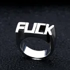 Модное кольцо с надписью Бесконечное Кольцо для женщин Свадебное Кольцо с буквами на заказ кольцо с буквами F слово в стиле панк
