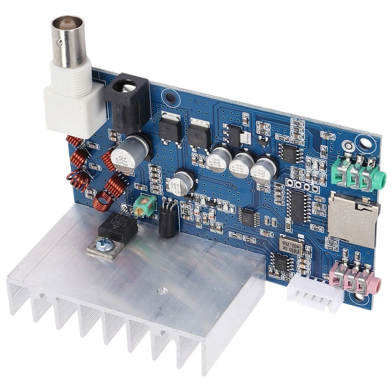 Собранный FM-трансмиттер 0 5 Вт-7 Вт радиостанция PLL стерео цифровая частота + ЖК