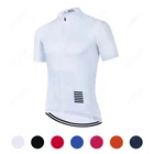 Мужская велосипедная Джерси, белая быстросохнущая велосипедная одежда с короткими рукавами, бриджи, велосипедная рубашка, одежда для горных велосипедов, спортивная одежда