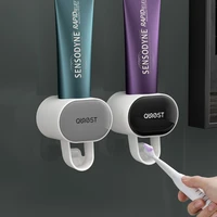 automatic toothpaste dispenser bathroom accessories toothbrush holder for home bathroom dental cream dispenser dropshipping