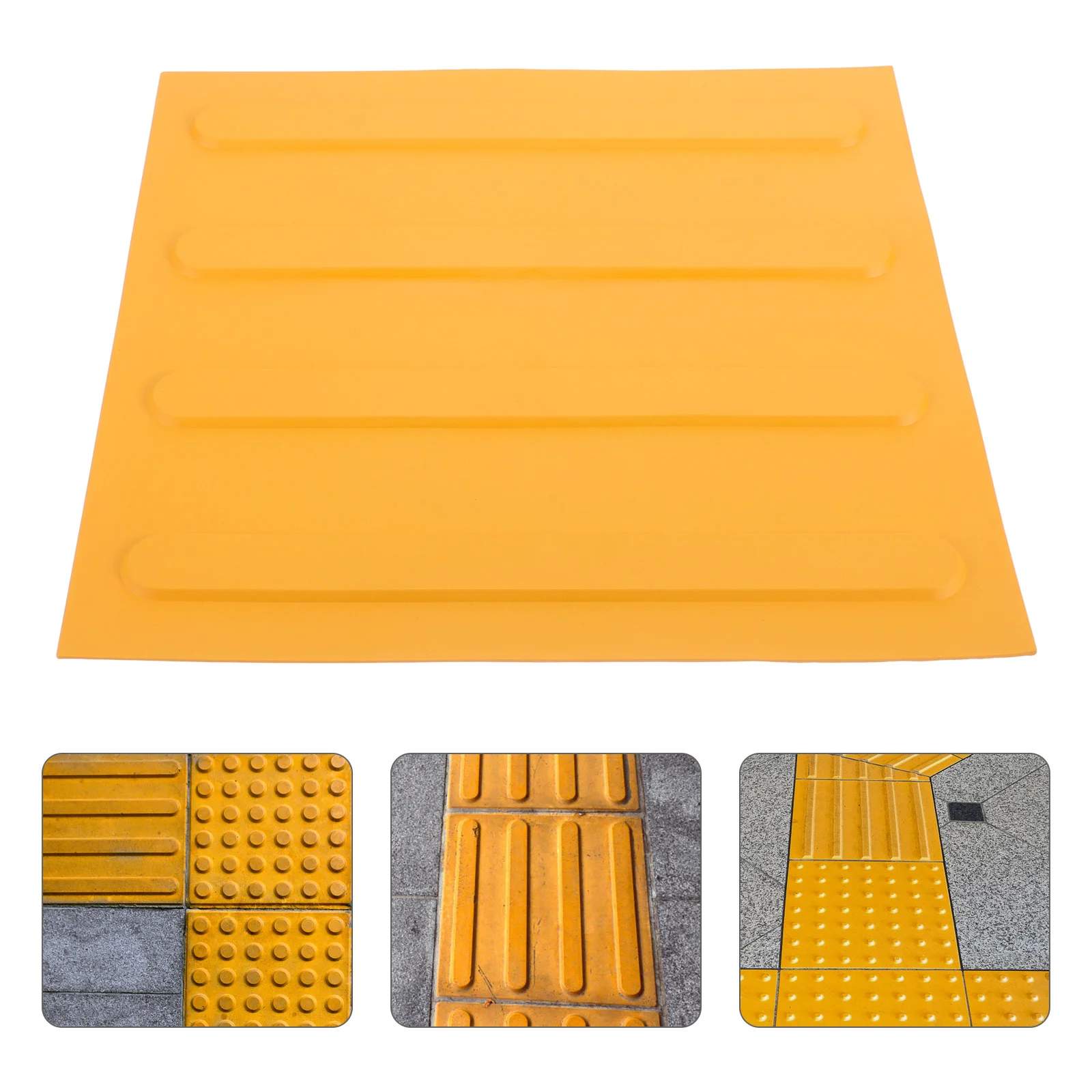

Patio Floor Stickers Practical Street Blind Bricks Walkway Sidewalk Boards Convenient Multifunctional