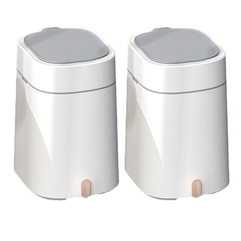 

Smart Trash Can Household Automatic Sensing Covered Electric Toilet Paper Bucket Reusable Without Sterilization