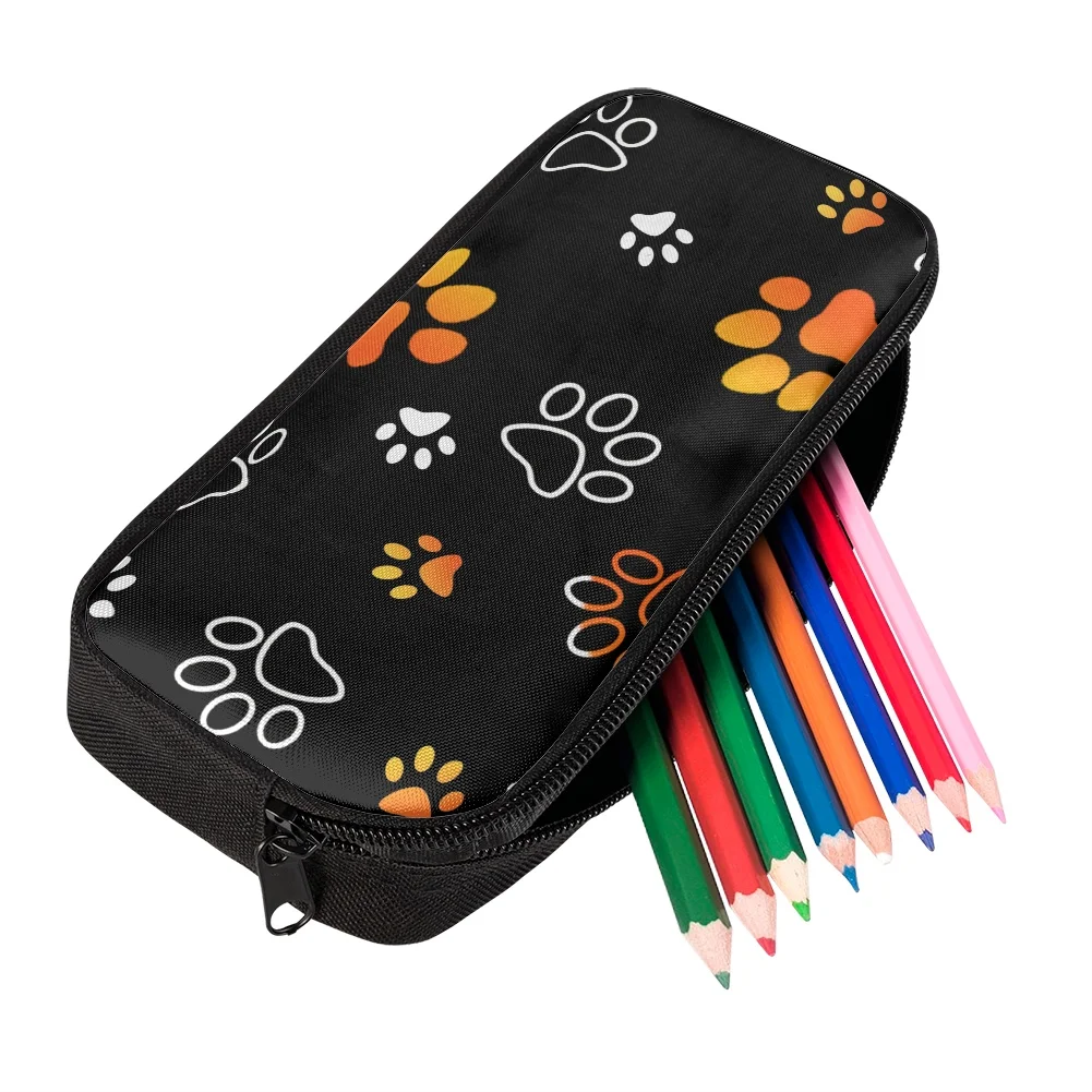 FORUDESIGNS Cartoon Animal Paw Design Footprint Women Backpacks for Teenager Boy Girl MenStudent School Bag Rucksacks for Laptop