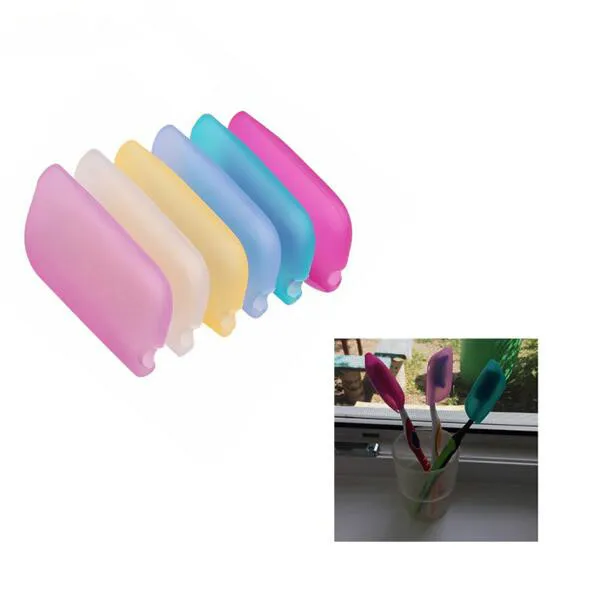 

6Pcs Portable Travel Toothbrush Holder Head Cover Protective Cap Health Germproof Random Color Bathroom Products Accessories
