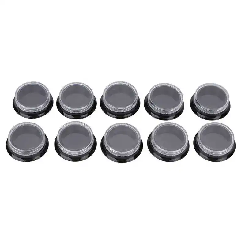 

Empty Cosmetic Sample Containers Round Nail Ornament Box Convenient Portable PP for Pills for Beads for Powder