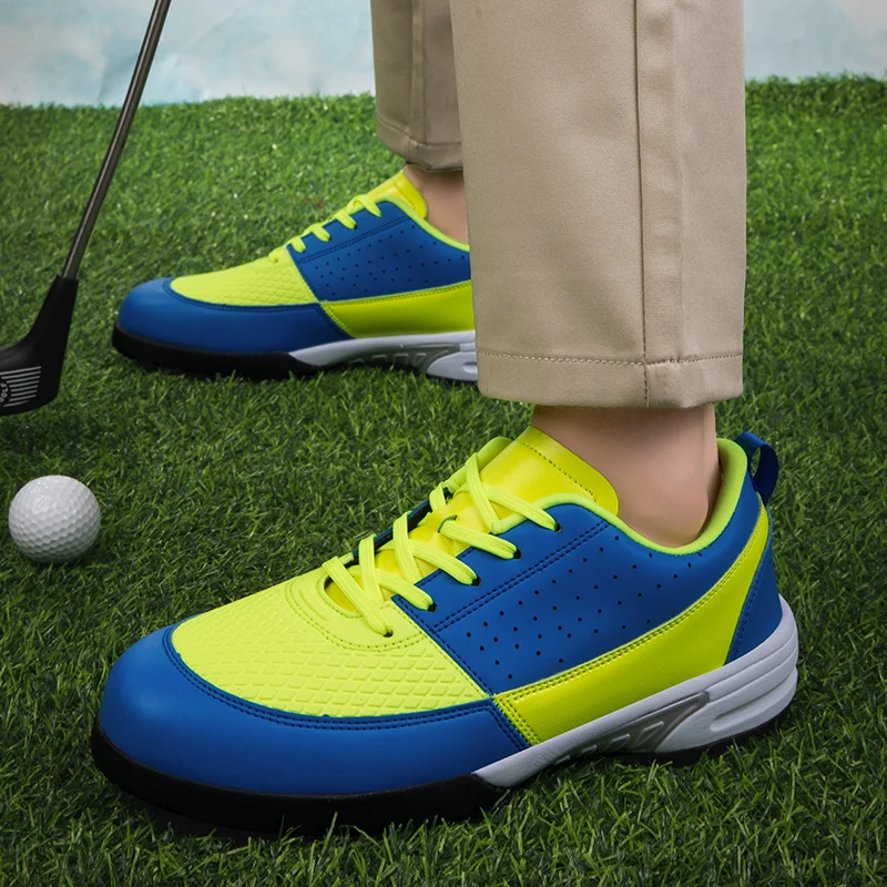 Men Golf Shoes Professional Golfer Sport Sneakers Athletics Golf Turf Grass Women Golfing Shoes Walking Sneakers