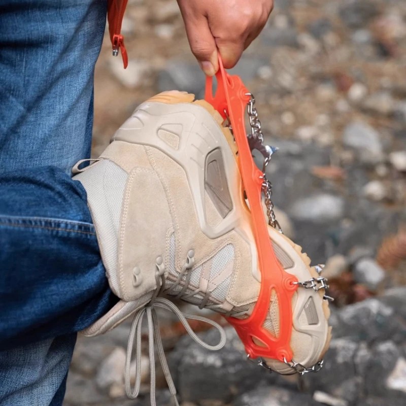 1 пара Нескользящие Чехлы для обуви из нержавеющей стали