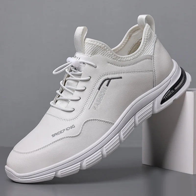 

Кроссовки мужские низкие кожаные, повседневная обувь для ходьбы и бега, дизайнерские кеды для тенниса, плоская подошва, для студентов