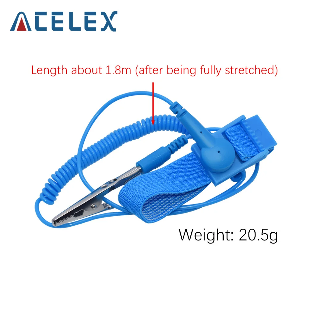 

Cordless Wireless Clip Antistatic Anti Static ESD Wristband Wrist Strap Discharge Cables for Electronics Repair Work Tools