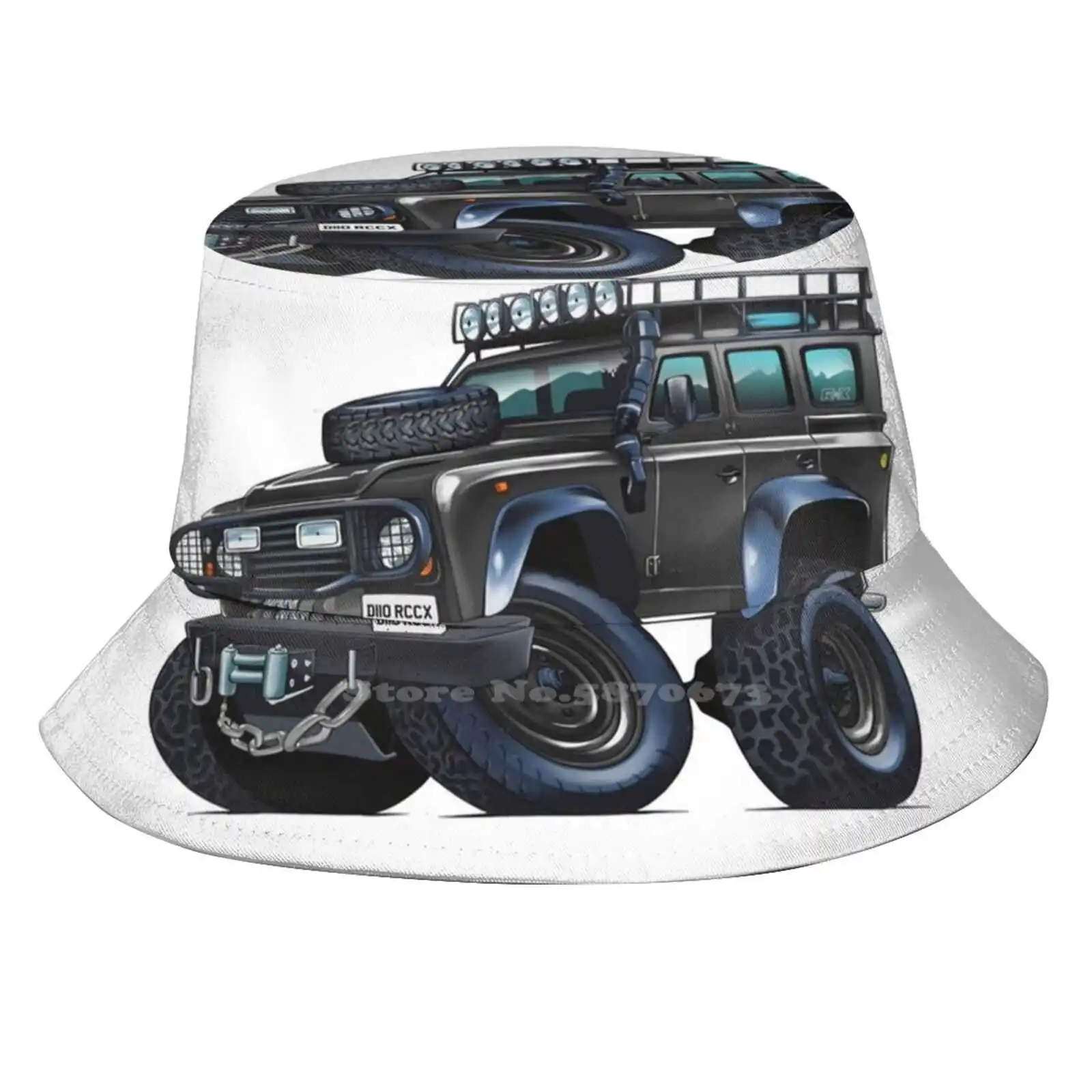

Rccx | De 110 O Pattern Design Printed Travel Bucket Hats De D110 Adventure Crawler Remote Control Off Road Offroad 4x4 4wd