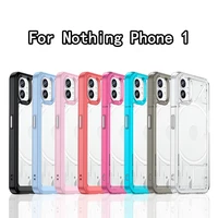 for nothing phone 1 case nothing phone 1 cover colorful soft edge silicone transparent shockproof bumper for nothing phone 1