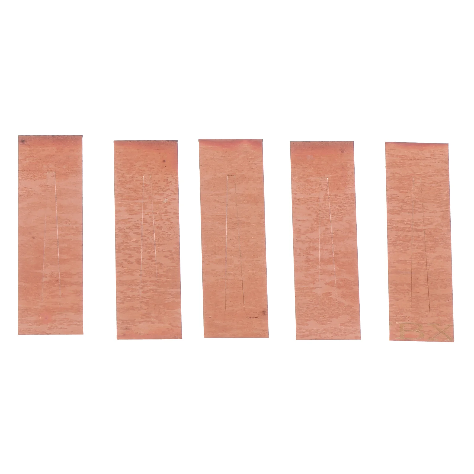 

5 Pcs Brass Reed Phragmar Musical Instrument Supplies Cucurbit Flute Tuning Reed Professional Tuning Reed Gourd