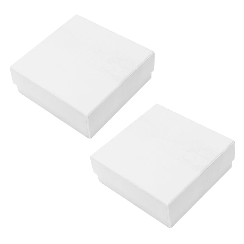 

2X Lab 81 Positions Graduated Cryo Vial White Paper Box 1.8 Milliliter